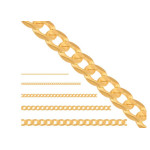 Złoty łańcuszek 585 SPLOT PANCER 55 CM 10,8g