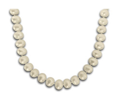 Srebrny naszyjnik 925 z białymi perełkami