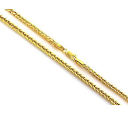 Złoty łańcuszek 585 LISI OGON 45 CM MĘSKI 5,25g