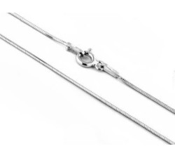 Srebrny łańcuszek 925 linka 8-kątna 45 cm