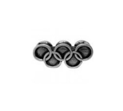 Srebrna zawieszka 925 beads znak olimpijski 3,54g