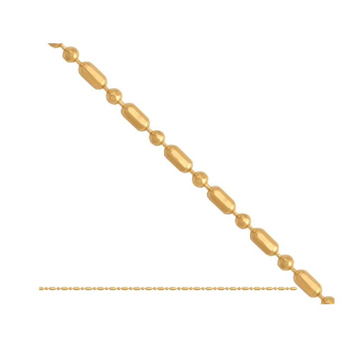 Złoty łańcuszek 585 FANTAZYJNY SPLOT 45CM 1,20g