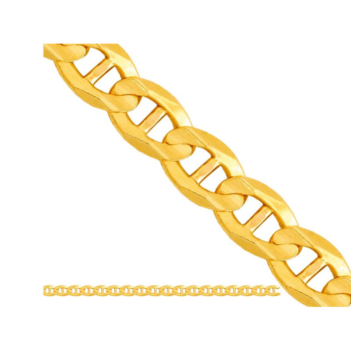 Złoty łańcuszek 585 SPLOT GUCCI 55CM 5,20g