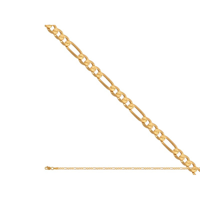 Złoty łańcuszek 585 SPLOT FIGARO 45cm 4,00g