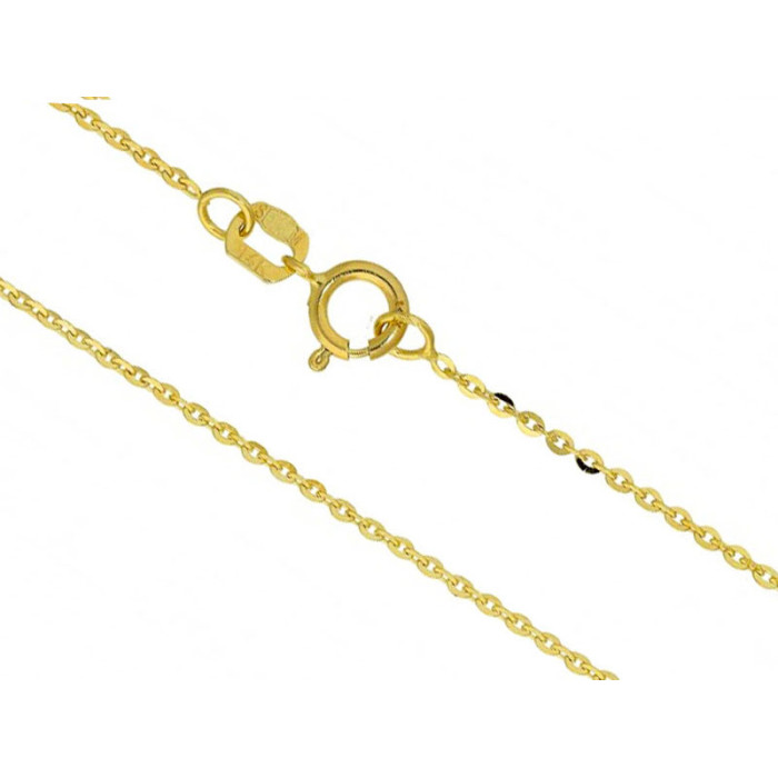 Złoty łańcuszek 585 splot rolo klasyczny 55 cm