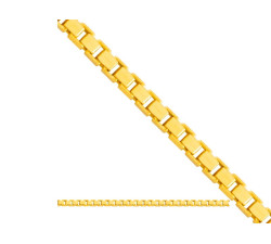 Złoty łańcuszek 585 SPLOT KOSTKA 42cm 1,3g