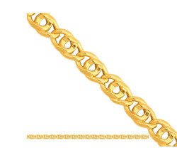 Złoty łańcuszek 585 TIGRA Z ROWKIEM 45 CM 5,25G