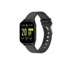 Czarny zegarek Smartwatch z wieloma funkcjami dla sportowców