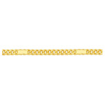 Złoty łańcuszek 585 SPLOT PANCERKA Z BLASZKAMI 40 CM 1,80g