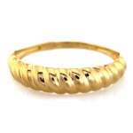 Złoty pierścionek 375 DELIKATNY PLECIONY 1,04g