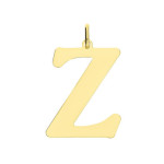 Srebrna zawieszka 925 pozłacana litera Z