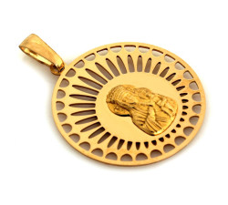 Złoty medalik 585 Matka Boska Częstochowska 1,55g