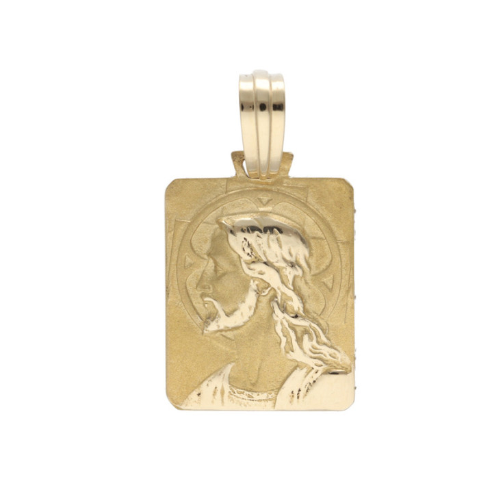 Złoty medalik 585 wizerunek Jezusa chrzest 9,61g