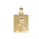 Złoty medalik 585 wizerunek Jezusa chrzest 9,61g