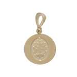 Złoty medalik 585 Matka Boska Cudowna Komunia 1,05g