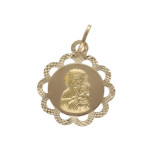 Złoty medalik 585 Matka Boska na Chrzest 0,9g