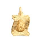 Złoty medalik 585 Matka Boska na Chrzest 0,70g