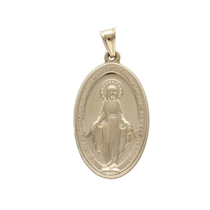 Złoty medalik 585 szkaplarz Chrzest Komunia 7,53g
