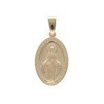 Złoty medalik 585 szkaplerz Matka Boska chrzest 13,02g