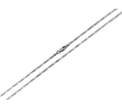 Srebrny łańcuszek 925 damski o splocie figaro 50 cm