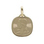 Złoty medalik 585twarz Jezusa Chrzest Komunie 1,5g