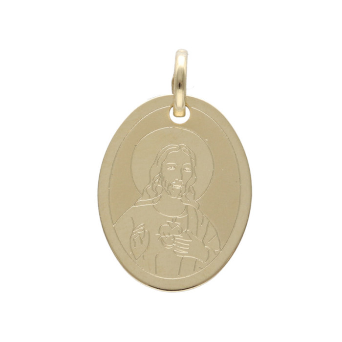 Złoty medalik 585 dla dziecka Komunia Chrzest 1,07g