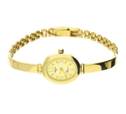 Złoty damski zegarek 585 na sztywnej bransoletce 15,82 g