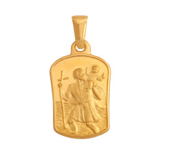 Złoty medalik 585 święty Krzysztof 1,60g