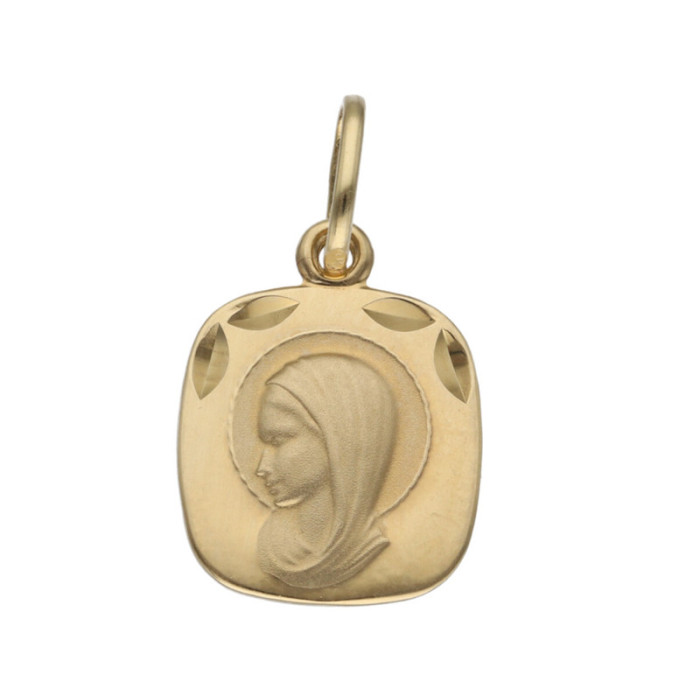 Złoty medalik 585 Chrzest Maryja 1,49g