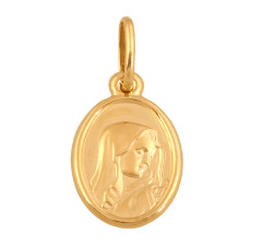 Złoty medalik 585 Matka Boska profil Chrzest 2,00g