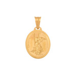 Złoty medalik 585 Michał Archanioł Chrzest 2,00g