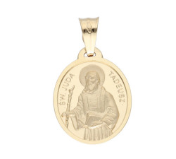 Złoty medalik 585 Chrzest Św. Juda Tadeusz