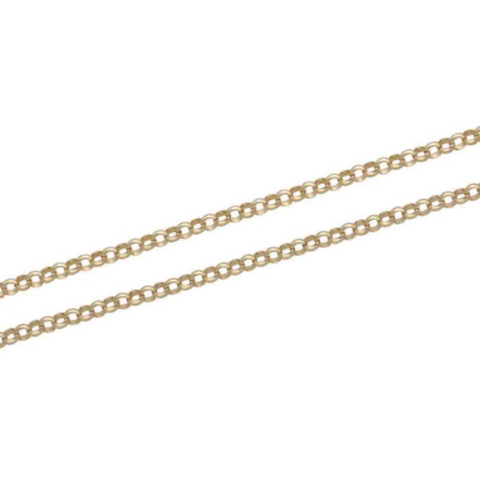 Złoty łańcuszek 585 splot rolo 50 cm Chrzest Komunia 1,89g
