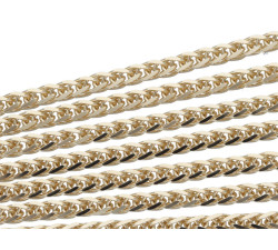 Złoty łańcuszek 585 splot lisi ogon 40cm 11,40g