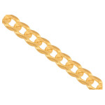 Złoty łańcuszek 585 splot płaska pancerka z rowkiem 22,3 g