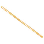 Złoty łańcuszek 585 splot pancerka 55 cm 28 g