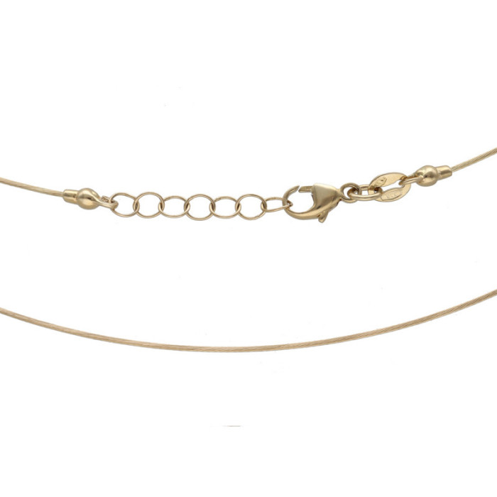 Złoty łańcuszek 585 omega linka 45cm 2,57g