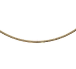 Złoty łańcuszek 585 omega dwustronny 45cm 8,48g