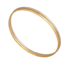 Złota bransoletka 585 sztywna gładka bangle 5.50g