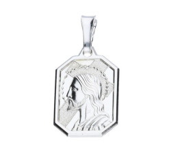 Srebrny medalik 925 wizerunek Pana Jezusa chrzest