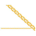 Złoty łańcuszek 585 Gucci diamentowana 45cm 7.10g