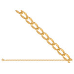 Złoty łańcuszek 585 splot pancerka pancer 45cm 1,40g
