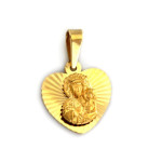Złoty medalik 333 Matka Boska Częstochowska 0,66g
