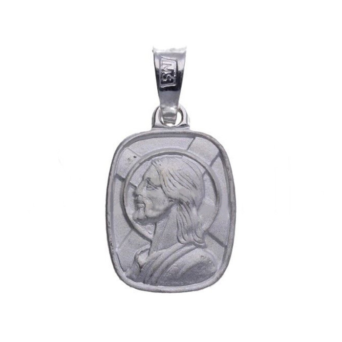 Srebrny medalik 925 profil Pan Jezus chrzest