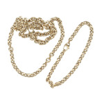 Złoty komplet biżuterii 585 łańcuszkowy splot elegancki