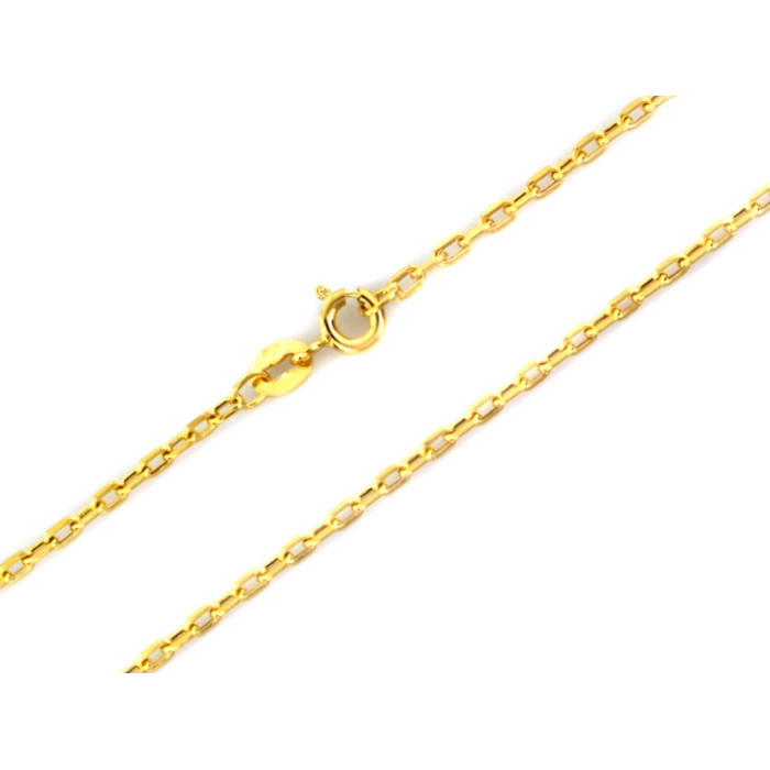 Złoty łańcuszek 585 klasyczny splot ankier 45 cm