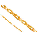 Złoty łańcuszek 585 splot klasyczny brilantata 45 cm 1,25 g