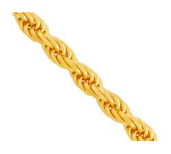 Złoty łańcuszek 585 ozdobny splot 45cm korda 6,8g