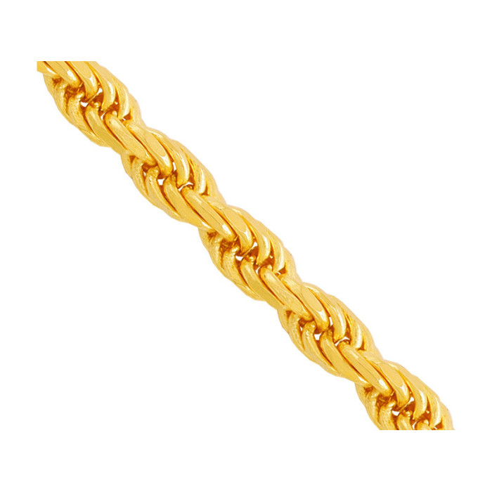 Złoty łańcuszek 585 ozdobny splot 45cm korda 6,8g