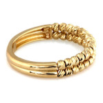 Złoty pierścionek 585 podwójny z kuleczkami 1,90g